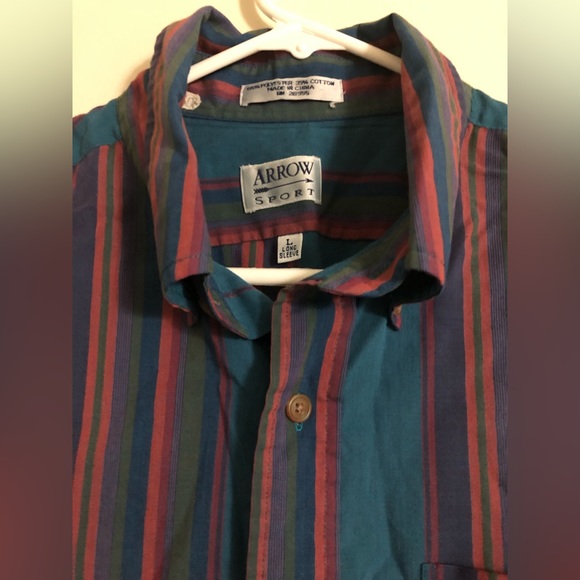 Arrow button-Up Long Sleeve Shirt - Picture 4 of 4